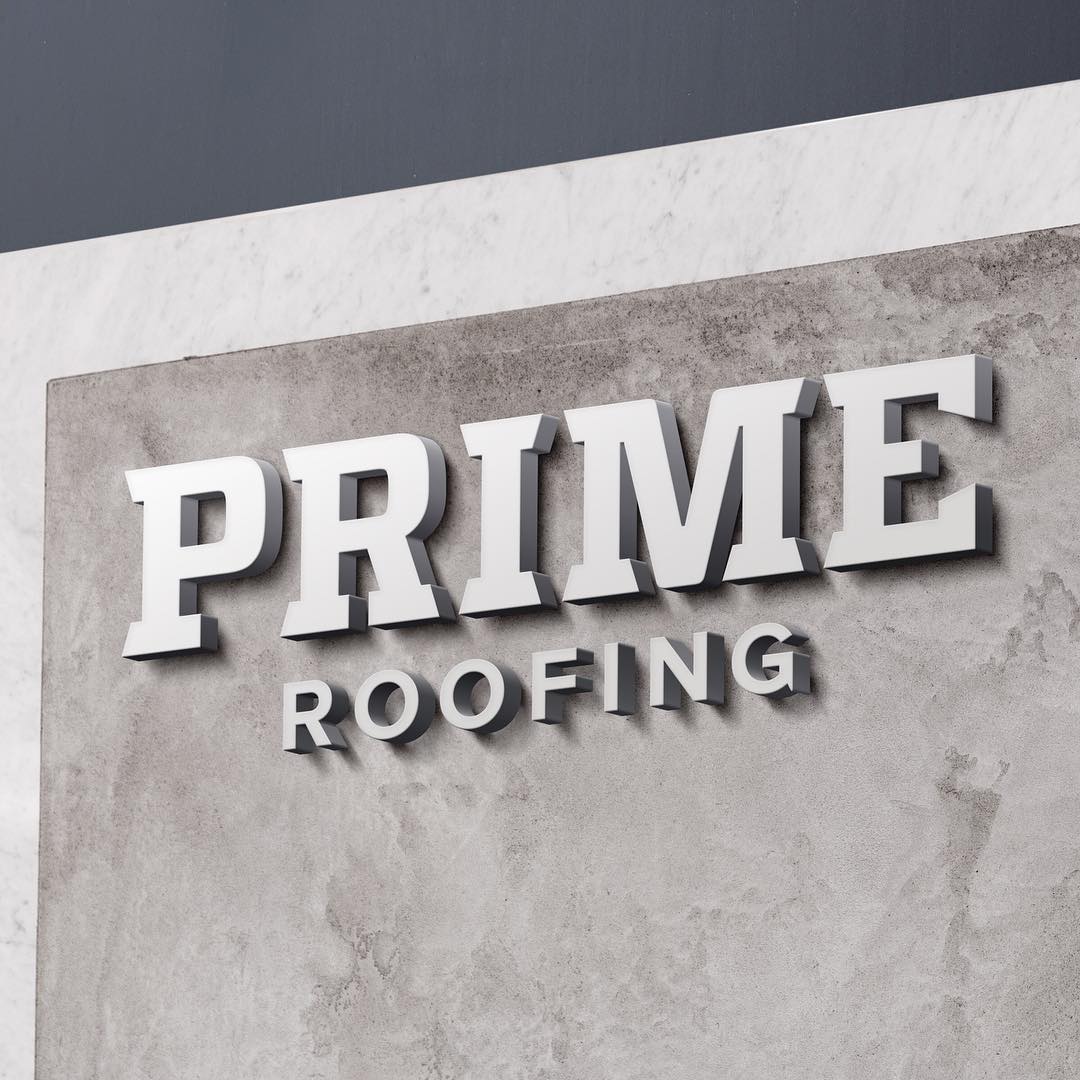 Custom logotype signage