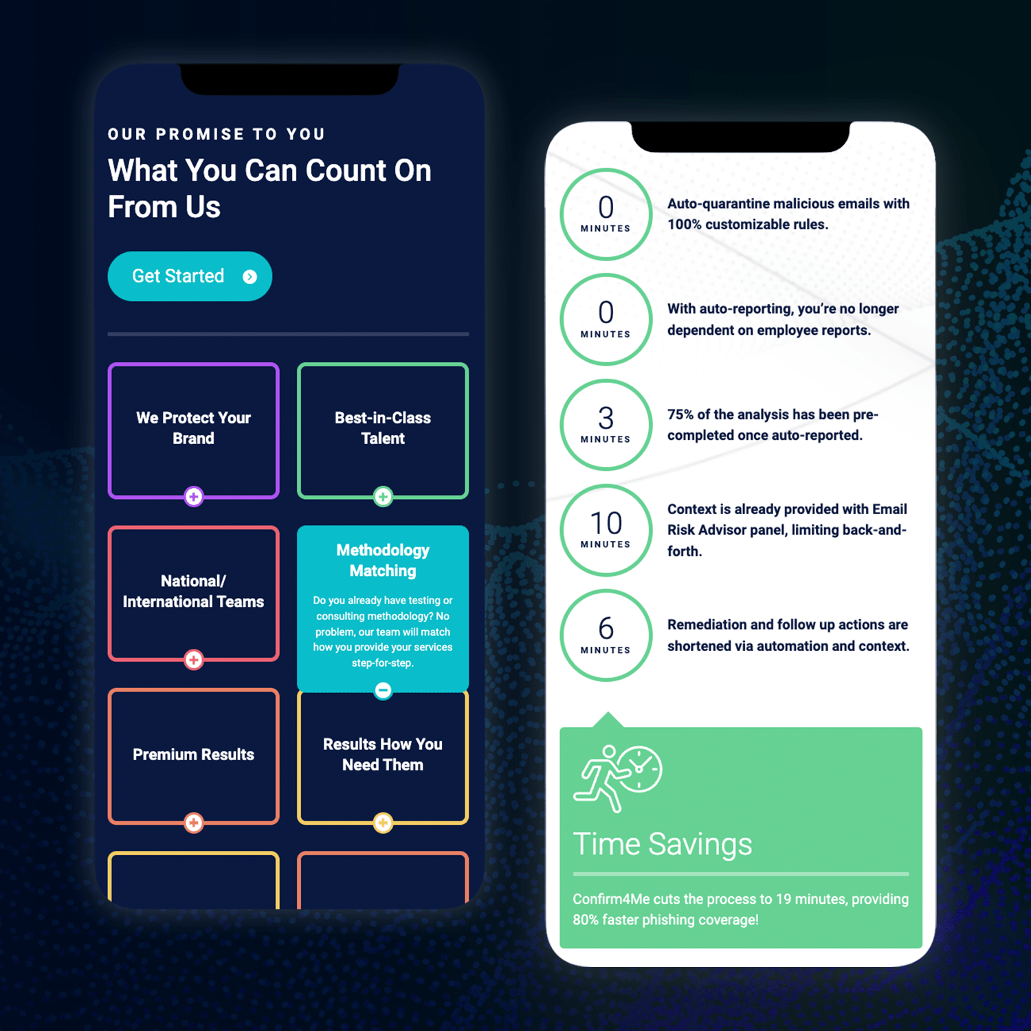 Mobile Design for Cybersecurity Company