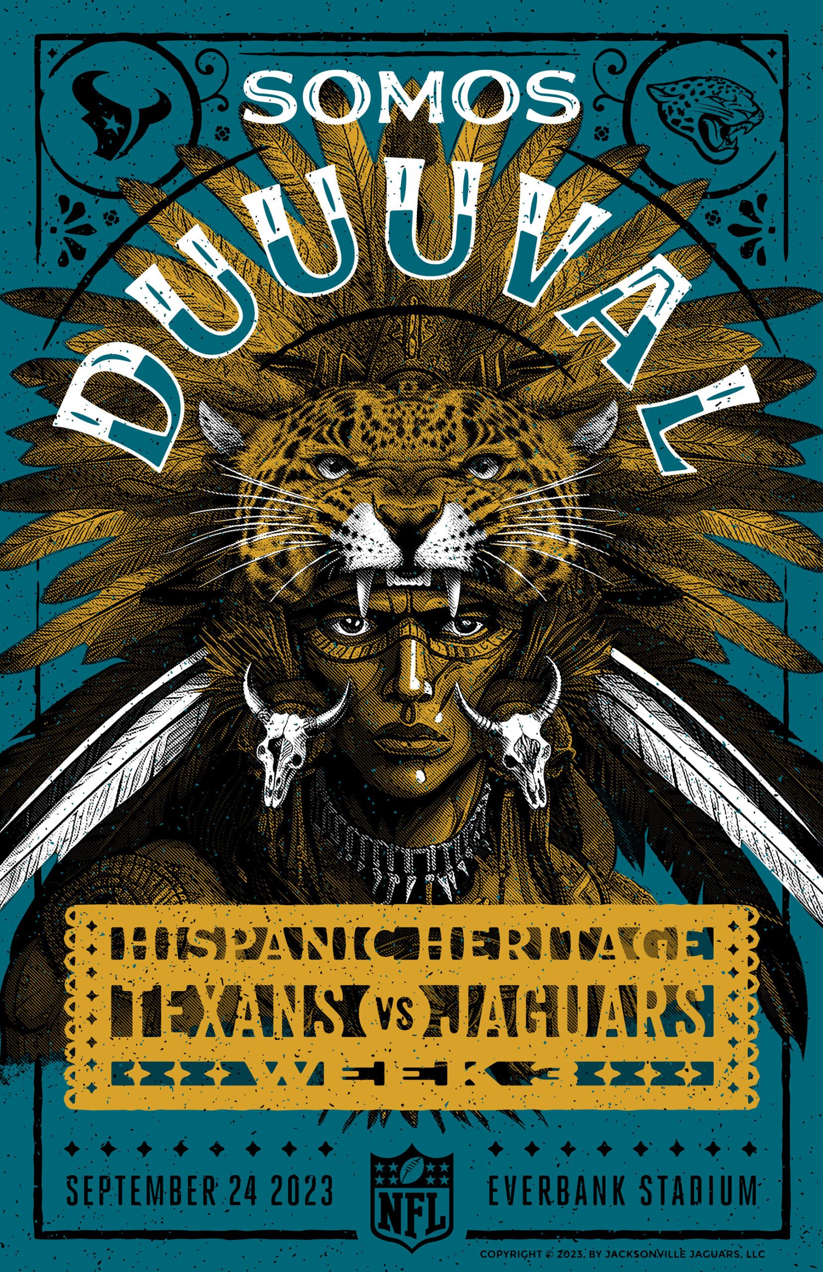 Jacksonville Jaguars Poster Design