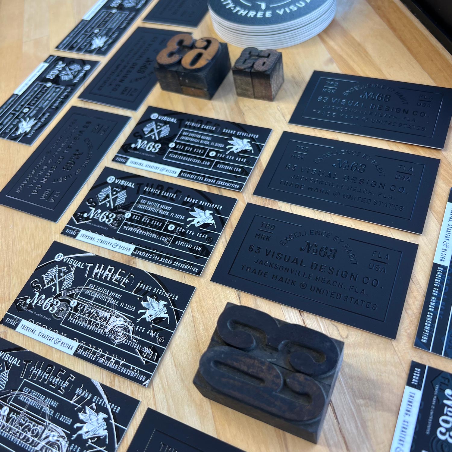 Spot Gloss Custom Business Card Design – Brand Development in Jacksonville, Florida