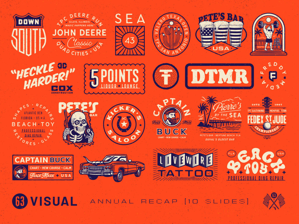 433 Design A Year of Logo Design, Illustration, and Brand Development